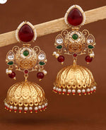 Tejaswini Gold Jhumki Earrings in Germany