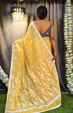 Ethnic Motifs Handloom Jamdani Saree in Germany