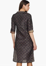 Women's Polyester Straight Fit Ultimate Ornamental Mandarin Collar Kurta in Germany