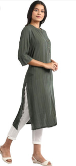 Women's Cotton Blend Regular Fit Regular Kurta in Germany