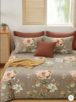 Cotton Blend Flat King Bedsheet in Berlin