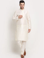 Men Kurta & Churidar with Thread Work Pink Nehru Jacket in Germany