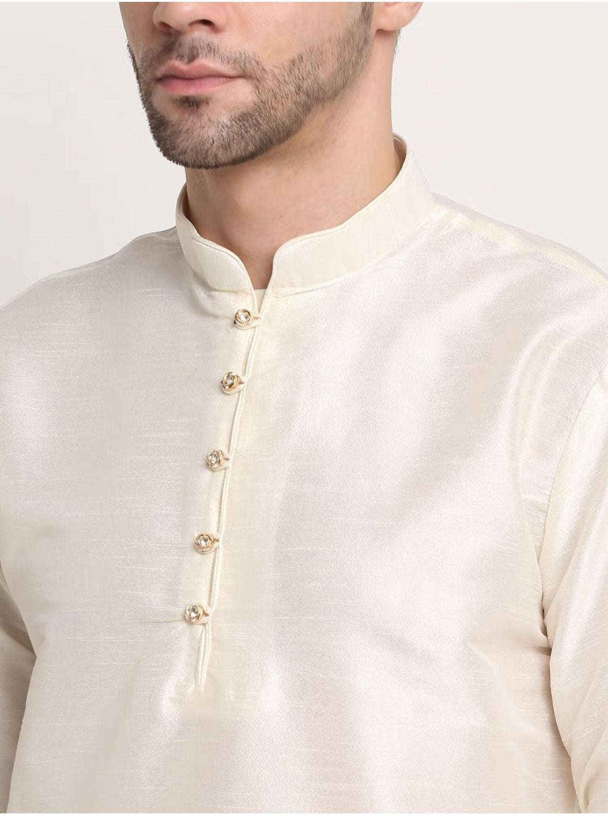 Men Kurta & Churidar with Thread Work Pink Nehru Jacket in Germany