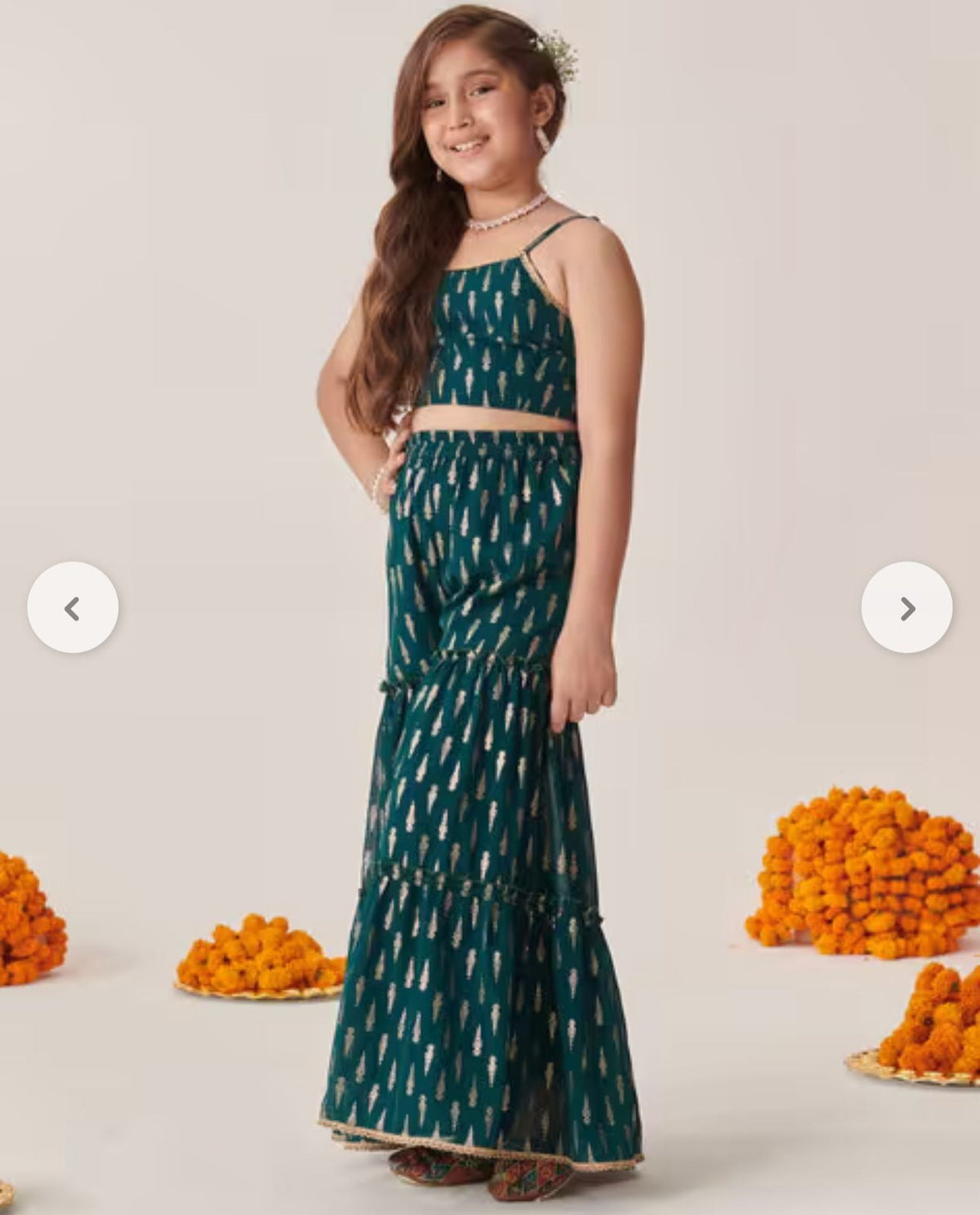 Girls Embroidered 3-Piece Kurta Set in Berlin