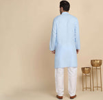 Men Cotton Blend Kurta Pyjama Set in Germany Namma Markt