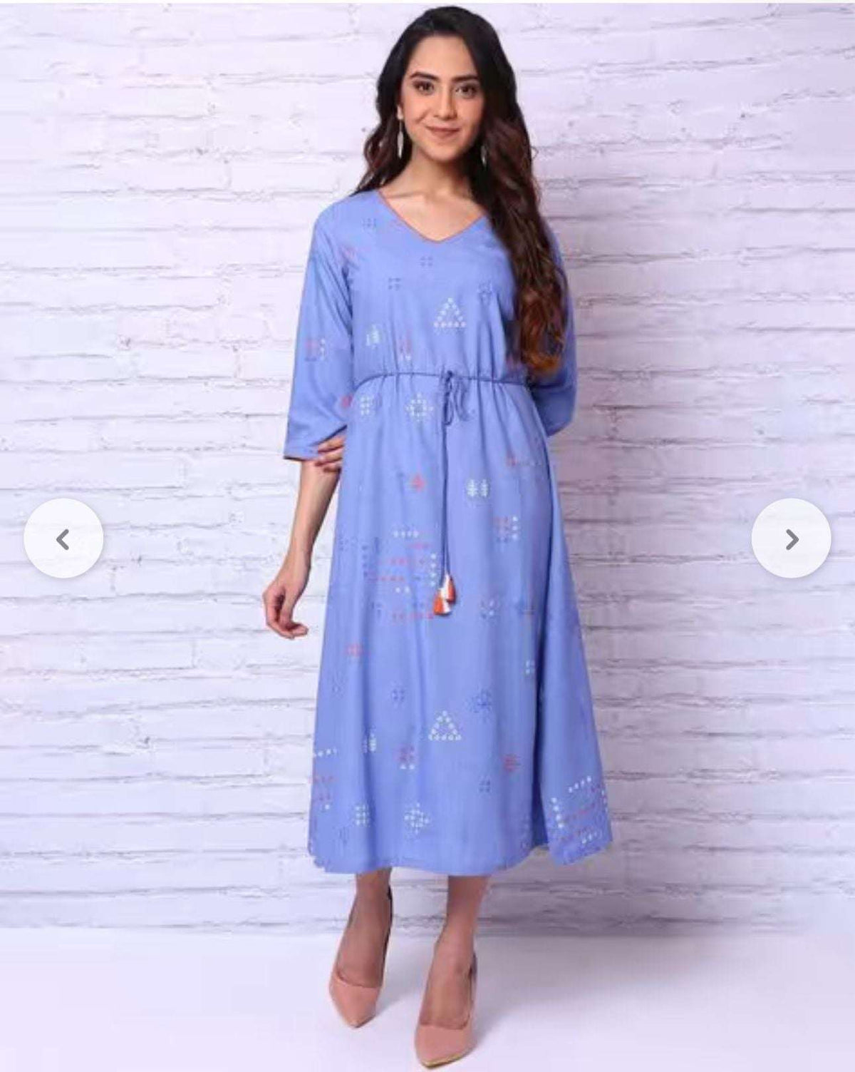 Women Printed A-Line Kurti in Germany