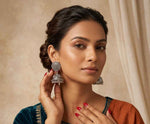 oxidized silver Jhumka earrings in Germany