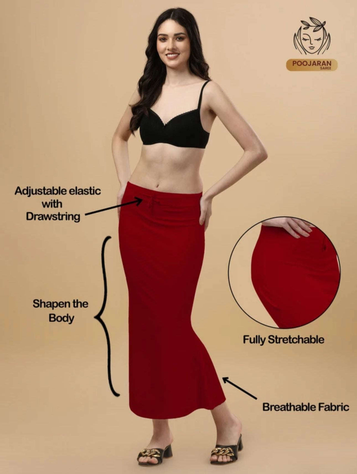 Maroon Shapewear Petticoat in Germany
