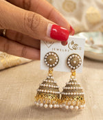 Gold-Plated Jhumkas with Pearls in Germany