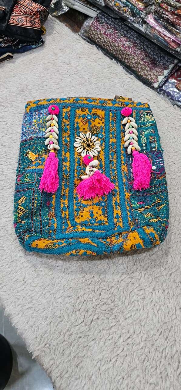 Handmade Balochi Embroidery Tote Bag: Ethnic Boho Crossbody , Sling bag in Germany