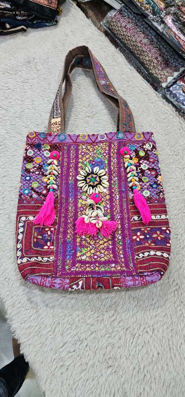 Handmade Balochi Embroidery Tote Bag: Ethnic Boho Crossbody , Sling bag in Germany