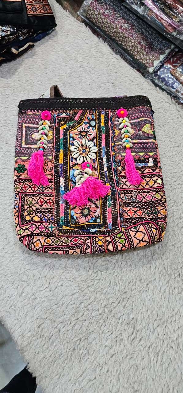 Handmade Balochi Embroidery Tote Bag: Ethnic Boho Crossbody , Sling bag in Germany
