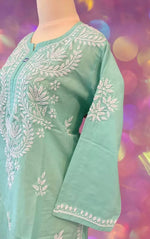 Lucknowi Chikankari handwork Kurti in Germany