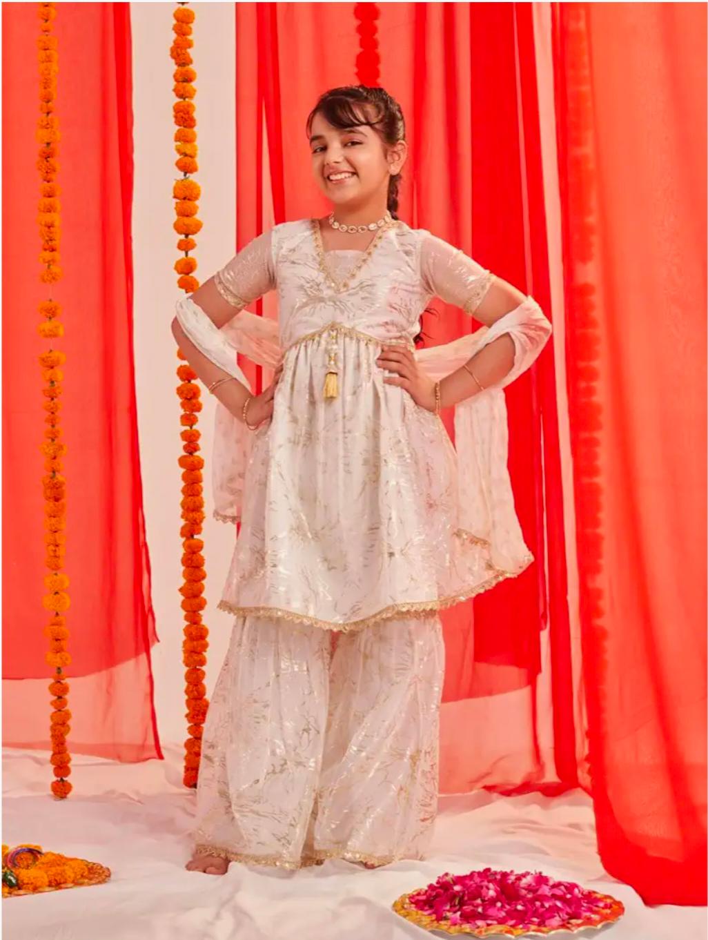 Girls Kurta & Sharara With Dupatta in Germany Namma Markt