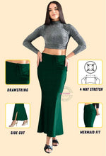 Dark Green Saree Shapewear Petticoat for Women in Berlin