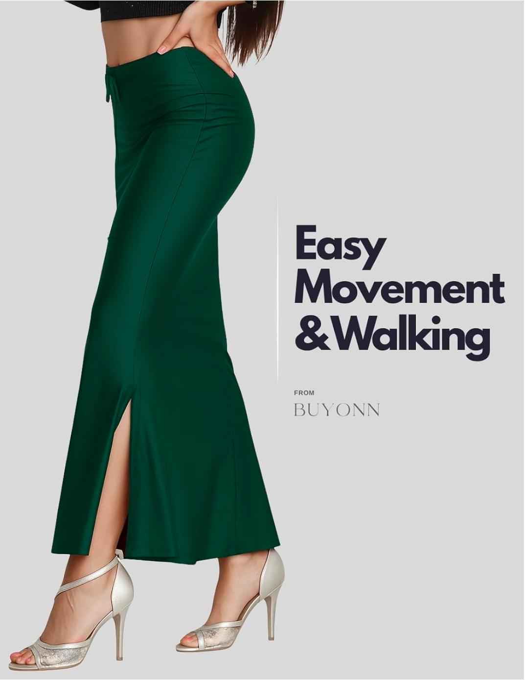 Dark Green Saree Shapewear Petticoat for Women in Berlin