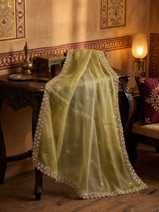 Elegant Olive Green sharara suit In Germany