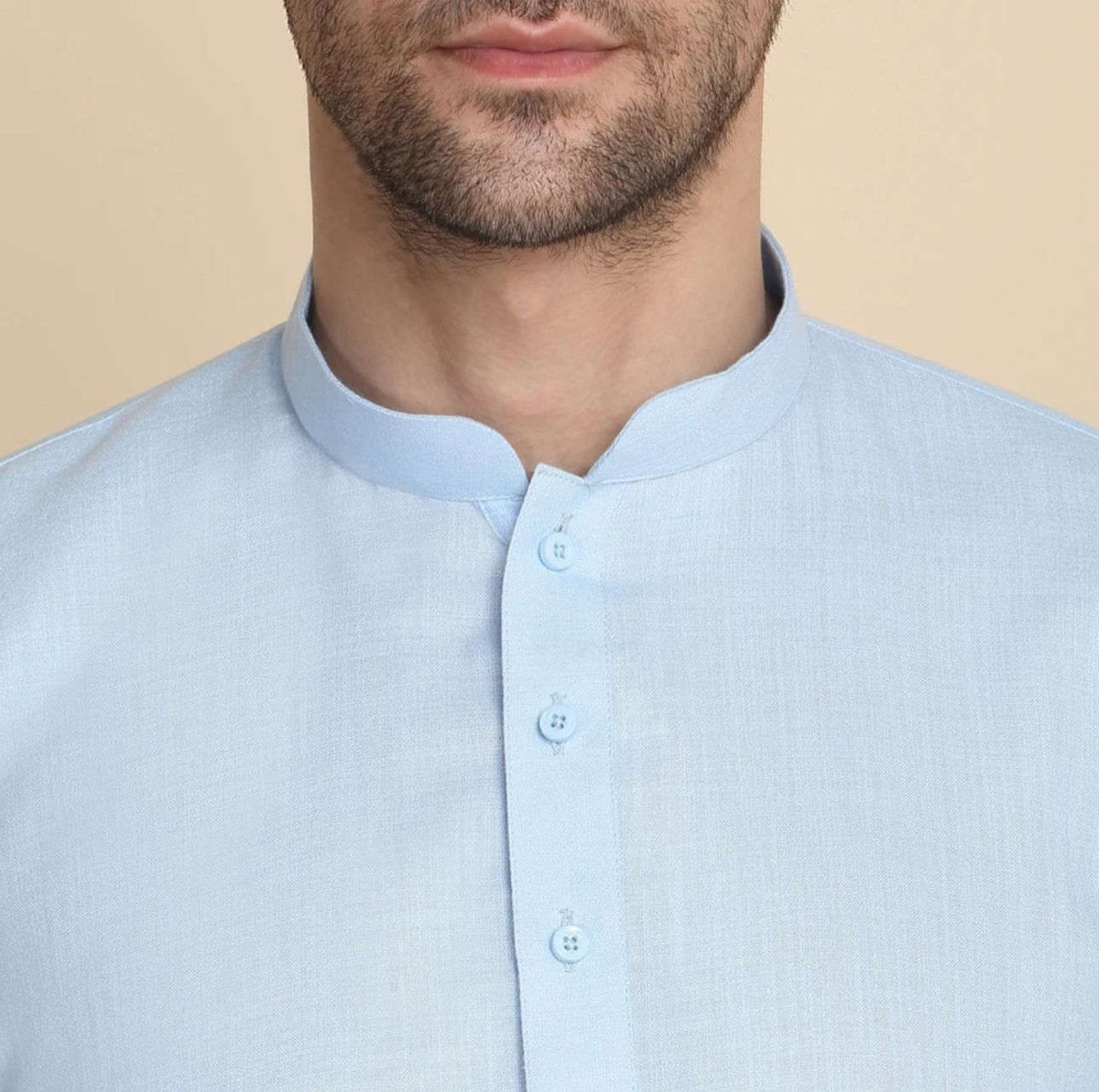 Men Cotton Blend Kurta Pyjama Set in Berlin