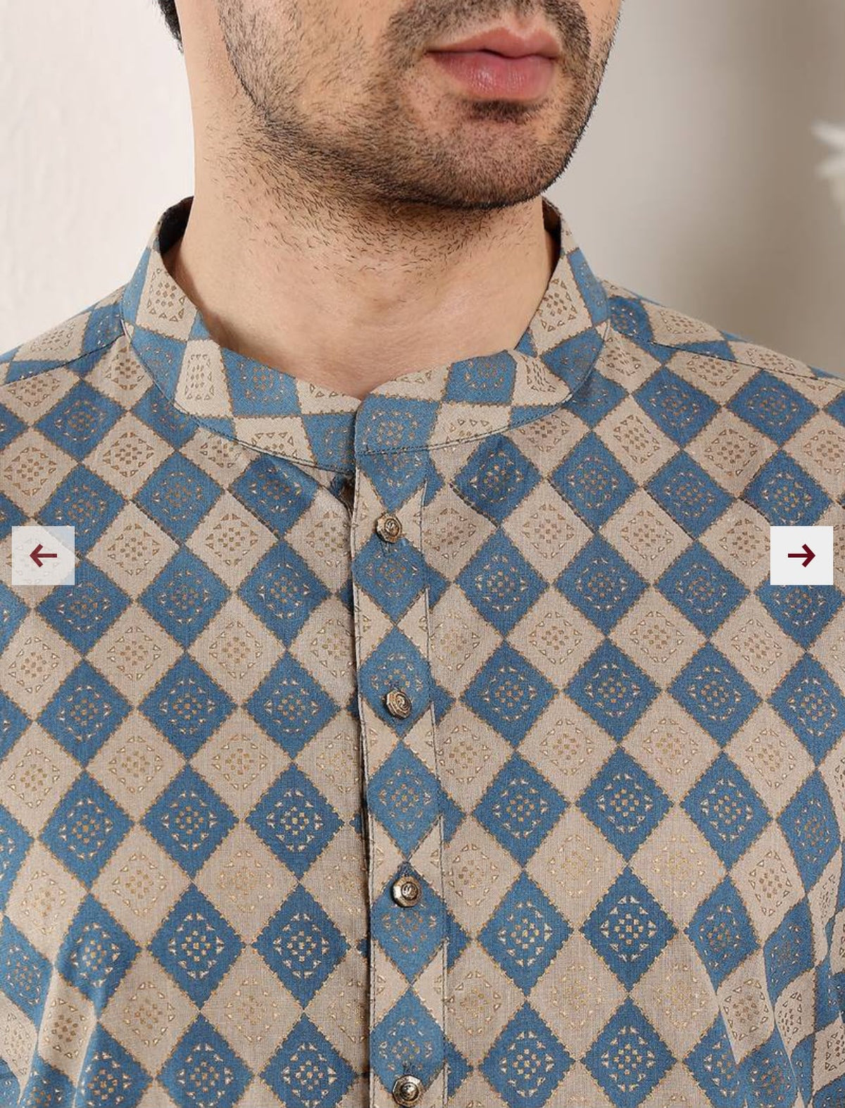 Silk Embroidered Kurta Pajama in Germany