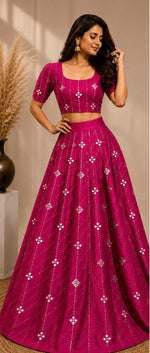 Meganta Embellished flared lehenga choli in Germany