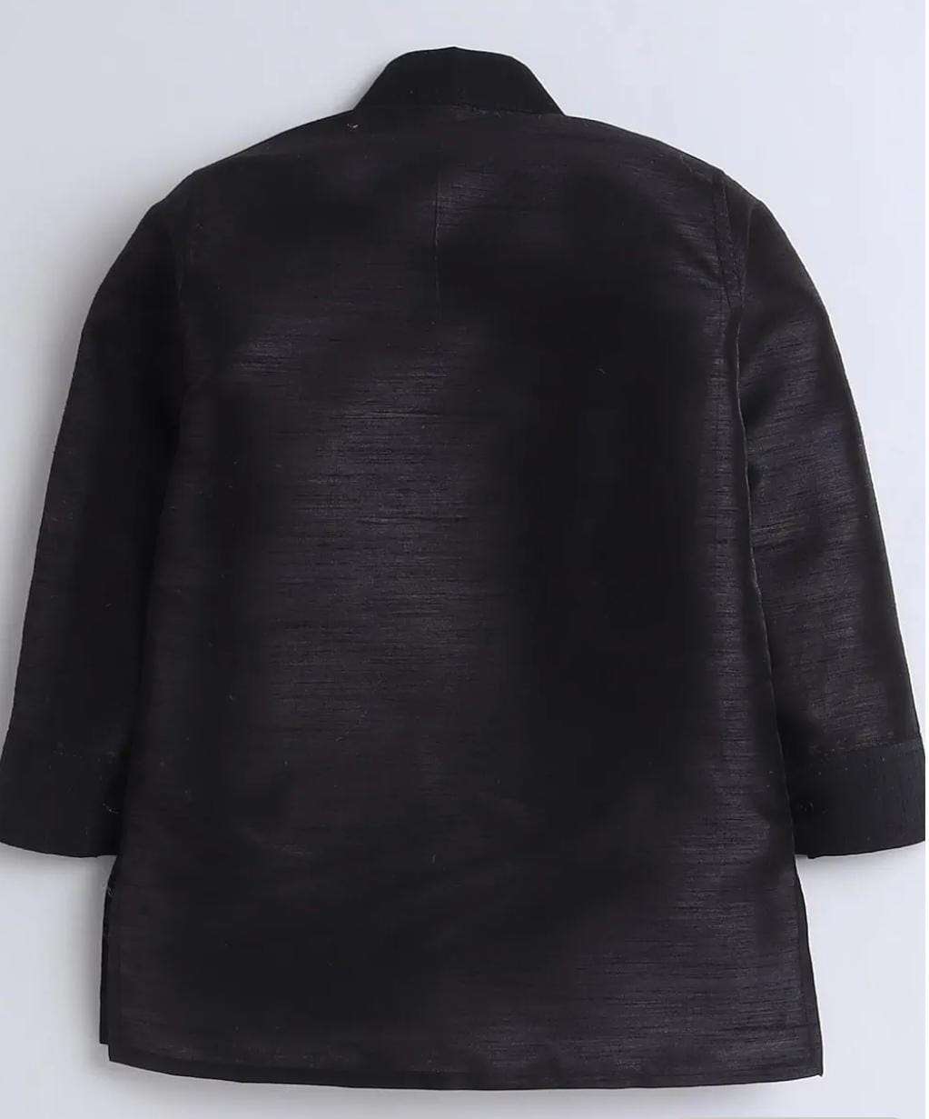 Boy's Sequin Embellished Work Waistcoat ,Velvet Sherwani Set in Germany