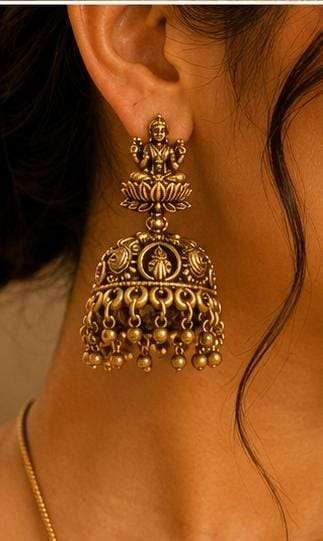 Antique South Indian Temple Jewelry Set in Germany