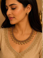 Traditional Indian Antique Gold Coin Necklace Set in Germany Namma Markt