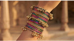 Traditional Multicolored Kashmiri Ghungroo Bangle Set in Germany