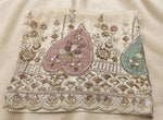 Creme Silk Embroidered Kurta Set with Straight Pants in Berlin Namma Markt
