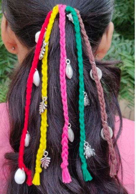 Navratri Special Boho Hair Braid Extension in Germany