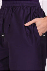 Purple Embroidered Straight Kurta with Straight Pant and Dupatta Set in Germany Namma Markt