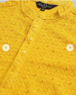 Embroidered Long Kurta with Pyjama Mandarin Collar in Berlin