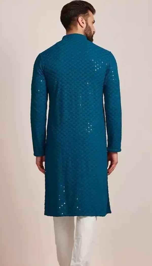 Men Embroidered Regular Kurta with Pyjamas in Germany