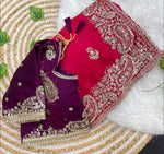 Royal Pink Festive Saree Elegance and stitched Blouse in Germany Namma Markt