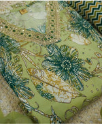 Cotton Palazzo set with golden zari embroidery work in neck portion in Berlin