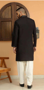 Cotton Silk Embroidered Sequins Work Kurta and Pyjama in Germany