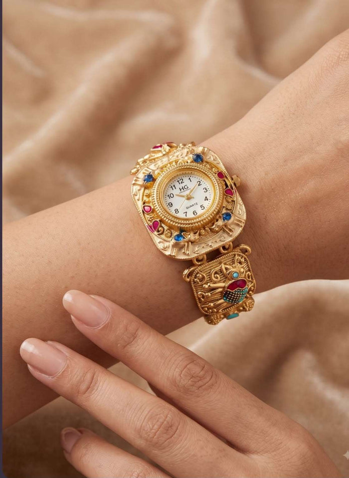 Traditional Indian heritage bracelet watch