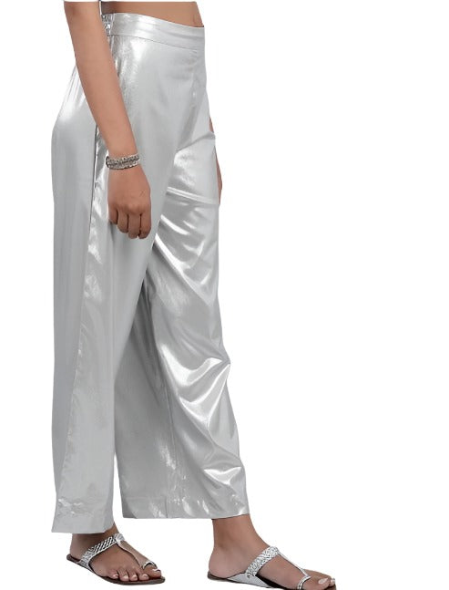 Silver Glitter Pants in Germany
