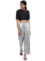 Silver Glitter Pants in Germany