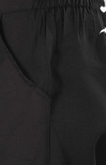 Women Regular Fit Black Polycotton Trousers in Berlin