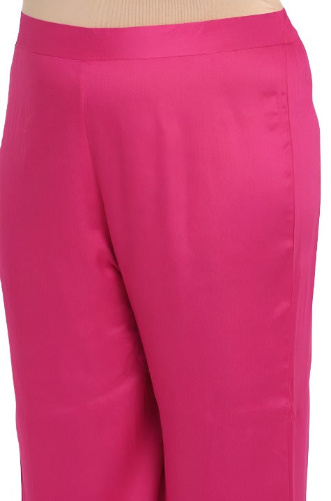 Pink Solid Palazzos in Essen