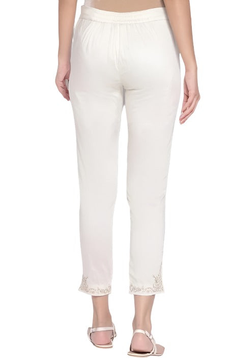 Ecru Slim Pants in Germany