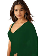 Bollywood Plain Georgette Saree in Berlin