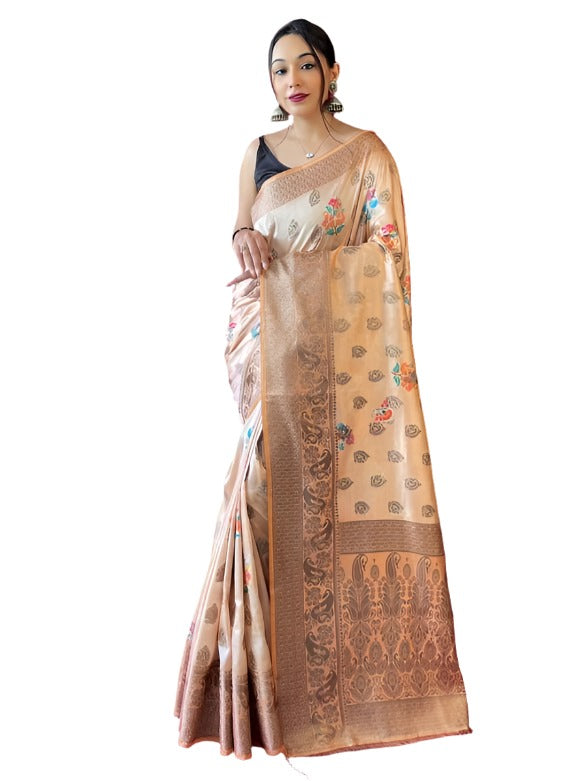 Indian silk saree in Germany