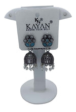 Shahi Oxidized Phool Moti Jhumka in Germany
