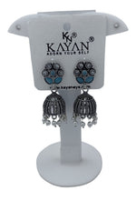 Shahi Oxidized Phool Moti Jhumka in Germany