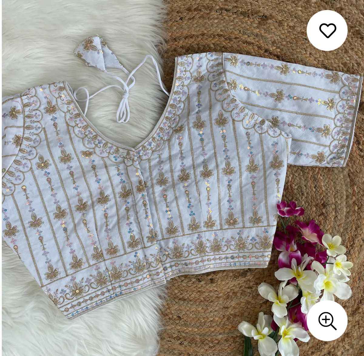 Beautiful Designer Readymade Party Wear Sequence Blouse in Berlin