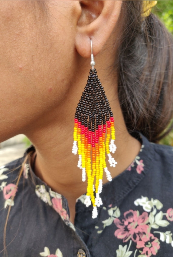 Colorful Beaded Earrings in Berlin