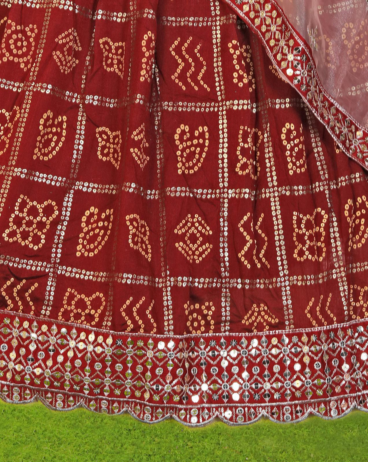Gotapatti Handwork Lehenga in Germany