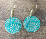 Patina Work Brass Earring in Berlin